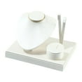 thumbnail image 4 of QccHieUs Jewelry Display Set 3 in 1 Design Earring Stand Organizer Necklace Display Stand White, 4 of 9