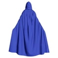 thumbnail image 2 of Capa unisex para mujer, larga, con capucha, para cosplay, Halloween, color liso, 2 of 6