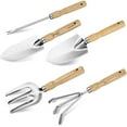 thumbnail image 1 of Garden Tools Set, 5PC Heavy Duty Gardening Kit, Succulent Mini Garden Tool Set, Stainless Steel Gardening Work Set, 1 of 8