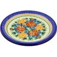 thumbnail image 1 of Polish Pottery 11¼-inch Dinner Plate (Bold Poppies Theme) Signature UNIKAT Hand Painted in Boleslawiec, Poland + Certificate of Authenticity, 1 of 6