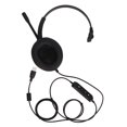 thumbnail image 1 of Auriculares de teléfono enchufe USB Auriculares monoaurales de servicio al cliente profesional X6S USB 2 Plug and Play para telemercadeo para centro de llamadas para servicio al, 1 of 8