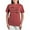 Crimson Red, variant on - Proud Army Aunt Black T Shirt - Womens Comfort Colors® Shirt