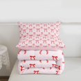 thumbnail image 5 of Erosebridal Dreamy Princess Style Twin Comforter Sets,Pink Cute Bow Tie Bedding Set For Bowknot Lovers, Reversible 2-Piece, 5 of 7