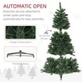 thumbnail image 2 of Demi Bonn 7.5ft Tall Artificial Christmas Tree with 1346 Branch Tips, Auto Open and Steel Base for Home Decor & Festive Events, Green, 2 of 7