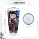 thumbnail image 4 of Vasos Coraline de 20 oz Vaso de acero inoxidable a granel con tapa Taza de café con aislamiento al vacío de doble pared Taza de 20 oz con revestimiento de polvo para bebidas frías y calientes, 4 of 7