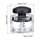 thumbnail image 2 of Sujetadores de cordón, tope de resorte hexagonal para bolsas de cordón y agujetas, Negro Transparente 50 paquetes, 2 of 5