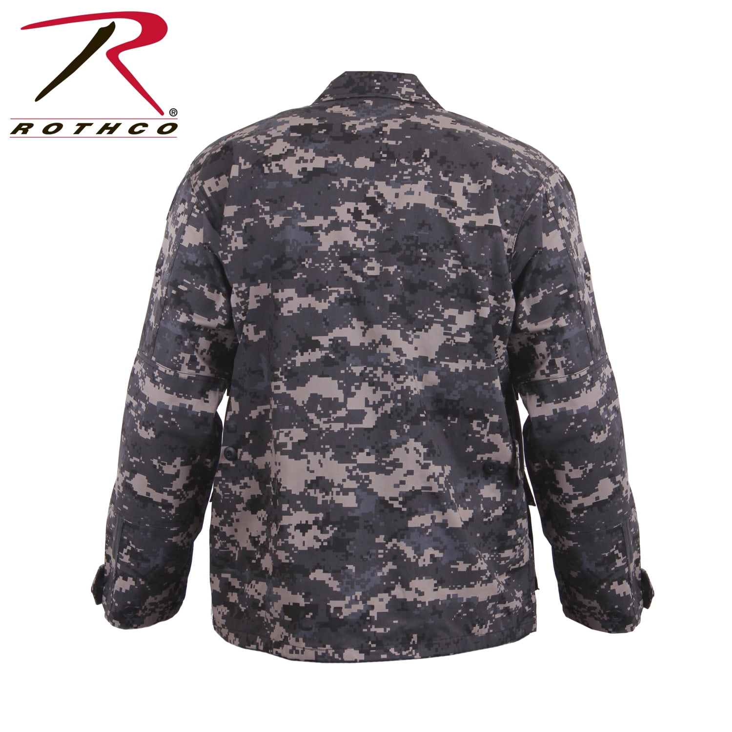 Mens Subdued Urban Digital Camo BDU Shirt - Walmart.com