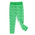 thumbnail image 2 of Infants & Toddlers Wool Knitted Winter-Thick Thermal Leggings | Digital Design Merry Christmas Text (Green, 3T), 2 of 5