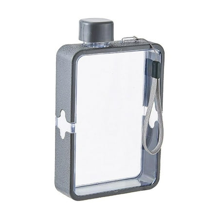 

Large Capacity Rectangular Juice Cup Portable Flat Water Bottles Reusable Travel Mug for Sports Camping Gym Fitness