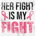 thumbnail image 2 of Breast Cancer Her Fight Pink Ribbon Tank Top Tee Shirt Women Brisco Brands X, 2 of 6