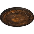 thumbnail image 3 of Ekena Millwork 20 1/2"OD x 1 1/2"P Foster Acanthus Leaf Ceiling Medallion (Fits Canopies up to 2 1/4"), Hand-Painted Rust, 3 of 6