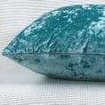 thumbnail image 6 of Home Soft Things Crushed Velvet 4 Piece Throw Pillow Cover Set - Storm Blue - 20" x 20", 6 of 7
