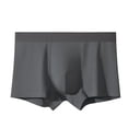 thumbnail image 2 of Bixock Boxer Briefs for Men,Men's Underwear Seamless Solid Color Breathable Soft Summer Thin Stretch Briefs, 2 of 6