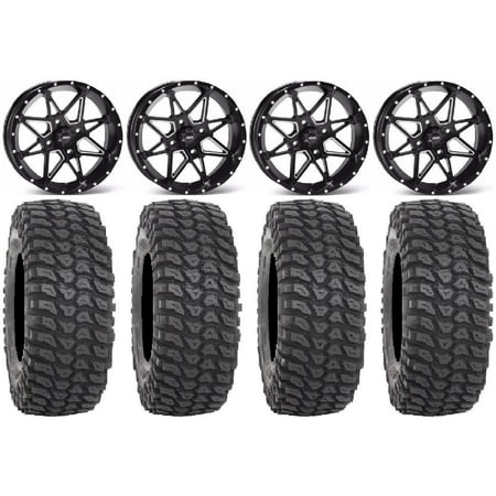 ITP Tornado 14 Wheels Black 28 XCR350 Tires Kawasaki Mule Pro FXT ITP Tornado 14 Wheels Black 28 XCR350 Tires Kawasaki Mule Pro FXT