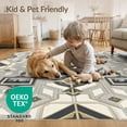 thumbnail image 4 of ODIKA 6'x9' Washable Area Rug Personalized Customized Portrait Alfombra Display Exact Personalizada for Dining Room, Under Table, Office Décor, Non-Slip Chair-Friendly, 4 of 7