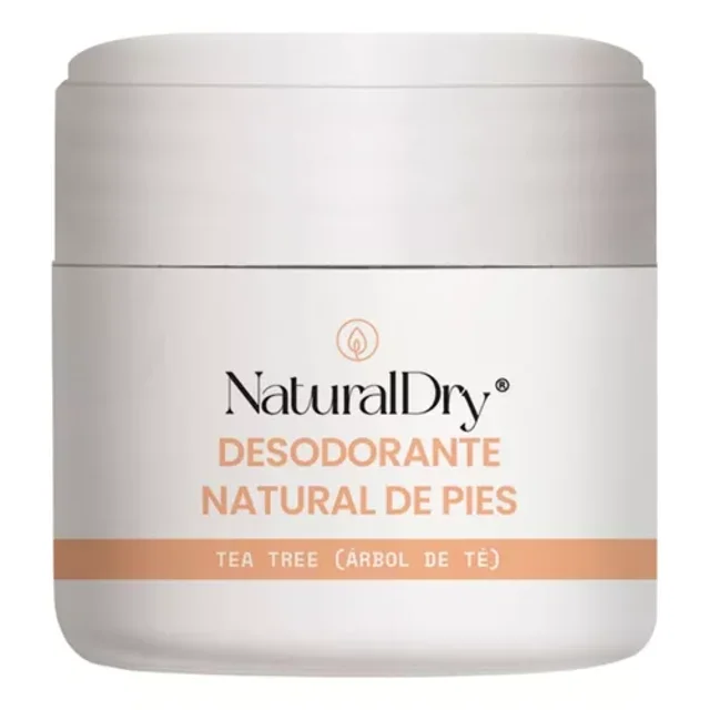 Desodorante Pies Naturaldry 70g Natural Hidrata Elimina Olor