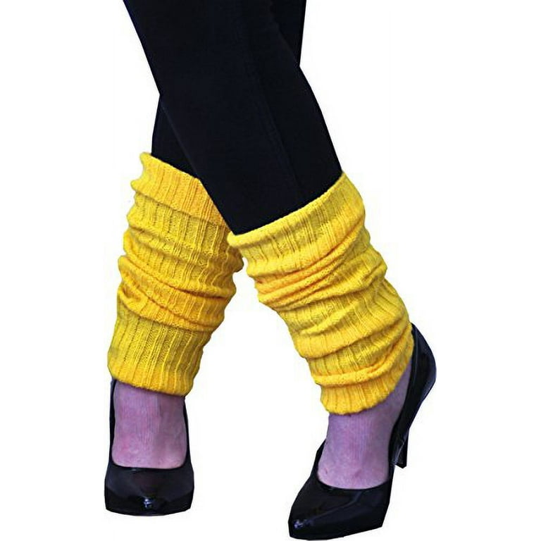 Legwarmers Adult Yellow Legwarmers Adult Yellow