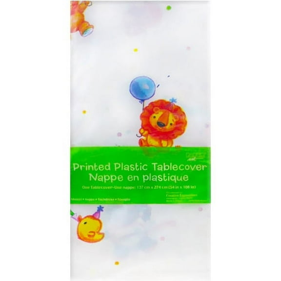 'My 1st Birthday' Teddy Bear Plastic Table Cover (1ct)
