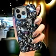 thumbnail image 6 of for iPhone 11 Pro Max Case for Women（6.5 inch），Very Shiny Luxury Bling Phone Case with 3D Glitter Sparkle Crystal Rhinestone Diamond Gems on Hard Reflective PC Back Cover for Girls（Black）, 6 of 7