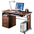 thumbnail image 3 of Techni Mobili Bureau d'Ordinateur Stratifié en Acajou, 3 of 4