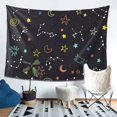 thumbnail image 4 of YFYANG Colorful Constellation Graffiti Tapestry, Bedroom Dormitory Living Room Decoration Tapestrys Wall Hanging , 80 x 60 in, 4 of 8