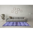 thumbnail image 3 of Ahgly Company Machine Washable Indoor Rectangle Southwestern Blue Country Area Rugs, 6' x 9', 3 of 4