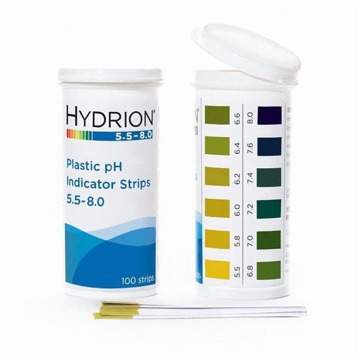 Hydrion pH Strips,Hydrion Spectral,5.5-8,PK100 9700