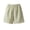 Green, variant on QSAWXQZ Women's Plaid Casual Shorts Elastic Waist Loose Straight Leg Summer Bottoms Free Size