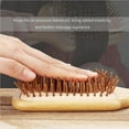 thumbnail image 1 of Bamboo Massage Hair Brush Elastic Air Cushion Comb Soft Massage Comb, 1 of 7