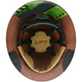 thumbnail image 6 of DAX Fiberglass Composite Hard Hat - Full Brim High-Viz Lime with Reflective Yellow Decal Kit Applied, 6 of 6