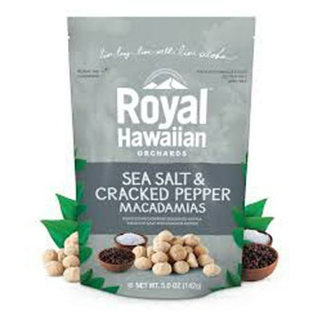 UPC 854171004035 product image for Royal Hawaiian Orchards Sea Salt & Cracked Pepper Macadamias, 5 Oz. | upcitemdb.com
