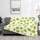 thumbnail image 2 of Fotbe Green Frog Manta de Franela con Estampado, Manta Ultrasuave para Cama, Sofá, Auto, Hipoalergénica y Antibolitas-50"x40", 2 of 6