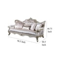 thumbnail image 5 of Kerra Sofa with Accent Pillows, Beige Fleur De Lis Velveteen 97 Inch, 5 of 6