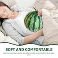 thumbnail image 4 of Almohada de peluche con forma de sandía para abrazar, linda simulación de fruta, suave y divertida almohada con forma de fruta, juguete de sandía relleno, 4 of 7