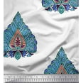 thumbnail image 1 of Soimoi Cotton Voile Fabric Leaves & Floral Block Print Fabric by Yard 42 Inch Wide, 1 of 3