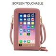 thumbnail image 5 of LAVA Women Crossbody Cell Phone Purse Bags with Touch Screen Window PU Leather Phone Pouch Wallet Handbag (Purple), 5 of 9