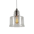 thumbnail image 2 of Forte Lighting 2680-01-55 1 Light 7" Wide Mini Pendant - Nickel, 2 of 5