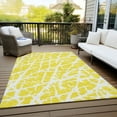 thumbnail image 6 of Addison Rugs Machine Washable Indoor/ Outdoor Transitional Yellow Crackle Chantille Rug Yellow - 5' x 7'6", 6 of 6