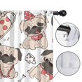 thumbnail image 4 of Blackout Kids Curtains,Cartoon Pug Dog Childrens Insulated Curtains Set Of 2,Bedroom Essentials,Toddler Room Decor 42"x84"(106x213cm), 4 of 4