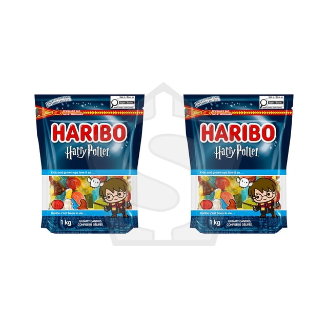 HARIBO Bonbons Gélifiés Harry Potter - Lot de 2