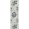 thumbnail image 2 of Addison Rugs Chantille Indoor/Outdoor Traditional Floral Black Washable Runner Rug, 2'3" x 7'6", 2 of 6