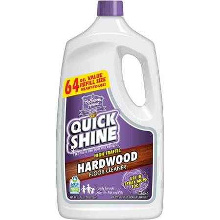 Quick Shine High Traffic Hardwood Floor Cleaner 64 Fl. Oz. White 1 Bottle 64 Fl.