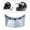 White1, variant on Vintage Style Open Visor -Snap , 215mm x 130mm , White White1