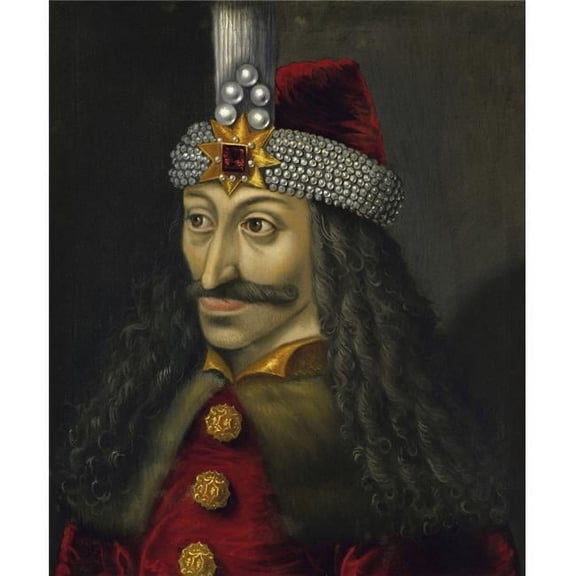 Painting of Vlad the Impaler Prince of Wallachia Poster Print