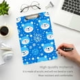 thumbnail image 3 of FORMRS Acrylic Clipboard with Low Profile Clip Standard A4 Letter Size, 12.5" x 9", Blue Bears, 3 of 8