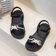 thumbnail image 3 of Liyamei Fashionable Open Toe Sandals For Girls Soft Sole Casual Summer Footwear For Big Kids And Elementary School Students Girls Flat Sandals Size 9, 3 of 5