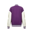 thumbnail image 3 of Franhais Women's Long Sleeve Patchwork Coat, Button-Down Sports Tops, Double Size Pockets Outwear, 3 of 8