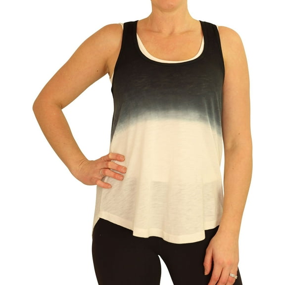 P.J. Salvage Womens Embroidered Heart Pajama Sleep Tank Top, White, Medium