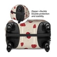 thumbnail image 2 of Susaid Ladybug With Mushroom Print Elastic Washable Suitcase Cover with Hidden Zipper, Fits 18-32 Inch Luggage for Protection During Travel-Large, 2 of 7