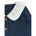 thumbnail image 2 of Modern Moments by Gerber Toddler Girl Woven Collar Sweater, Sizes 12M-5T, 2 of 7